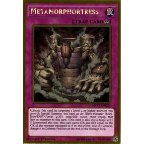 YU-GI-OH! - Metamorphortress (MVP1-ENG27) - The Dark Side of Dimensions Movie Pack Gold Edition - 1st Edition - Gold Rare