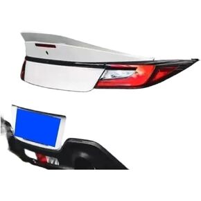 Compatible for Toyota ZA86 GR86 Compatible for Subaru BRZ ABS 2021 2022 ABS Plastic Primer Color Rear Trunk Lip Spoiler Wing Body Kit Accessories(Gloosy Black)