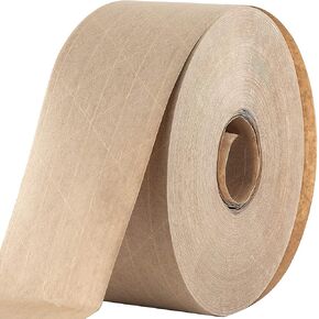 GSSP Reinforced Kraft Tape 2.75" x 375'; Water Activated -8 Rolls