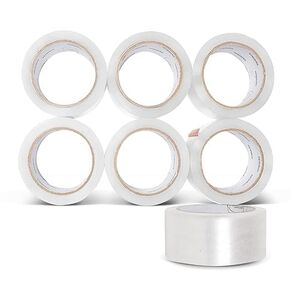 Clear Packing Tape 36 Rolls Clear Packing Tape 2.2 Mil Shipping Box Tape 2" x 55 Yards