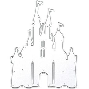 Castle Metal Cutting Dies Scrapbooking Stencil Die Cuts Card Embossing Photo Album Template Mold Decoration Craft Carbon Steel