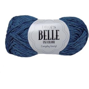 Knitting Yarn of Cotton, Viscose and Linen, Drops Belle, DK, Light Worsted Weight, 1.8 oz 131 Yards (23 Mint Cream)
