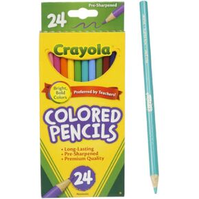 Crayola Colored Pencils, Assorted Colors, 24 Count, Case of 36 packs37