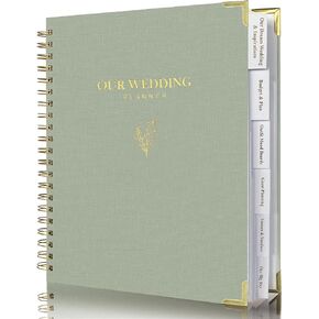 Wedding Planner Book and Organizer, Unique Engagement Gift for Newly Engaged Couples, Bride Gifts Wedding Planner Book