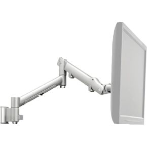 Atdec Full Motion Dynamic Monitor arm Wall Mount - Flat and Curved up to 32in - VESA 75x75, 100x100 - Quick Display Release - Adjustable Monitor Height, tilt, pan - Visual Spring Tension Gauge