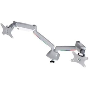 Kensington SmartFit Mounting Arm for Monitor - Silver Gray - 2 Monitor(s) Supported - 32" Screen Support - 39.60 lb Load Capacity - 75 x 75, 100 x 100-1 / Box (Renewed)