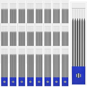 150 Pieces Pencil Refills for Carpenter Pencils, 2.8 mm Deep Hole Marker Pencil Refill for Mechanical Pencils Woodworking Construction Building (Black)