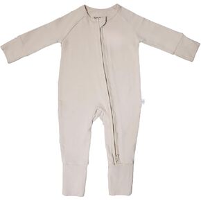 Organic Cotton Baby Romper, Cotton Pajamas and Loungewear for Baby, Gender Neutral Essentials, 0-3 Months, Cocoa Brown in Kuwait