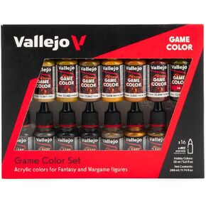 Vallejo Game Color Set 72189 Leather & Metal (16x18ml)