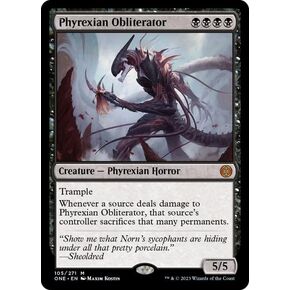 Magic The Gathering - Phyrexian Obliterator (105) - Phyrexia: All Will Be One