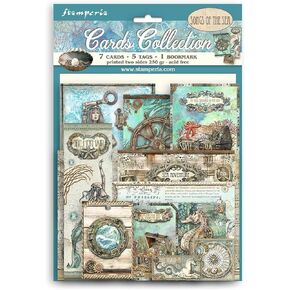 Stamperia International Cards Collection-Songs of The Sea, Various, Mixed
