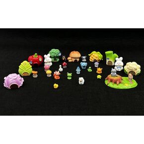 Geiomoo Mini Miniature Resin Set, Mixed Landscape Accessories for Crafts Home DIY Garden Fish Tank Decors (30 Pcs)