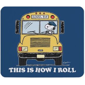 CafePress Snoopy This is How I Roll Mousepad Non-Slip Rubber Gaming Mousepad