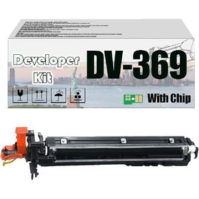 DV-369 DV369 Developer Kit, Compatible for Aurora AD289S AD369S Printers [High Print Volume with Chip] 1 pcs