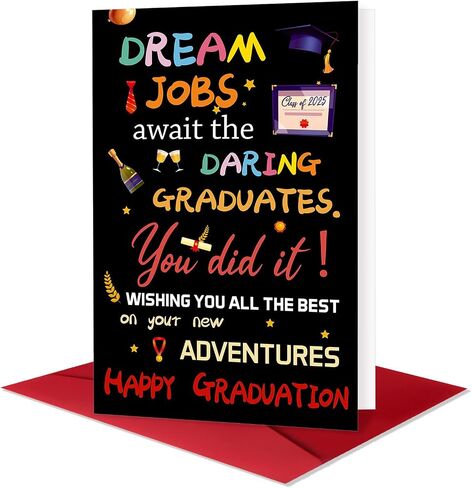 Cute Graduation Card for Him Her, Funny Graduation Card Gift for Graduate, Congratulations on Grad Card Gift, Behind You Before You Around You Within You Card in Kuwait