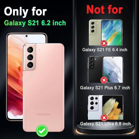 Miqala for Galaxy S21 5G Case,Glow in The Dark Three Layer Heavy Duty Shockproof Full Body Protection Hard Plastic Bumper+Soft Silicone Case for Samsung Galaxy S21 6.2 inch,Dark in Saudi Arabia