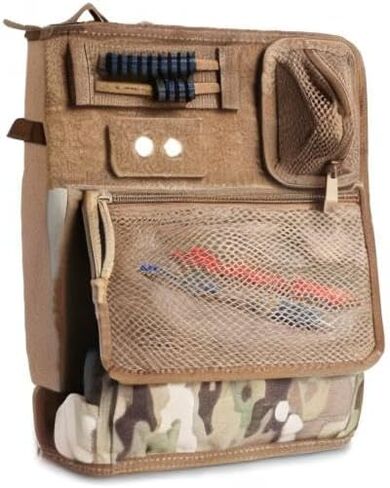 يغطي دفتر ملاحظات تكتيكي غطاء الموثق التكتيكي 3 حلقة | قضية سحاب لتخزين الحقل العسكري وخريطة التخزين | يناسب ورقة 5.5 "× 8.5" | منظم التكتيكي مع حماية متينة للاستخدام الميداني in Kuwait