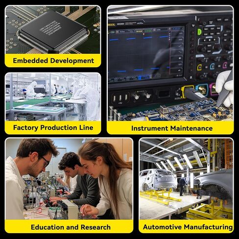 RIGOL Digital Oscilloscope DHO804 70MHz Frequency Band + 12-bit Vertical Resolution + Maximum 1.25 GSa/s Sample Rate + 1000,000 wfms/s Waveform Capture Rate + 4 Analog Channels in Saudi Arabia