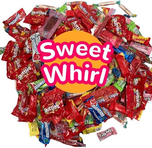 Candy Variety Pack - Assorted Candy Party Mix - 4 Pounds Bag - Bulk Candy Individually Wrapped - Large Candy Bag for Party Favors - Pinata Candy Mix in Saudi Arabia