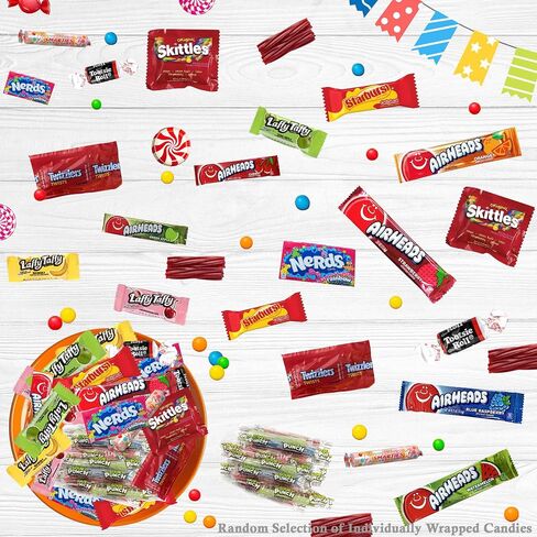 Candy Variety Pack - Assorted Candy Party Mix - 4 Pounds Bag - Bulk Candy Individually Wrapped - Large Candy Bag for Party Favors - Pinata Candy Mix in Saudi Arabia