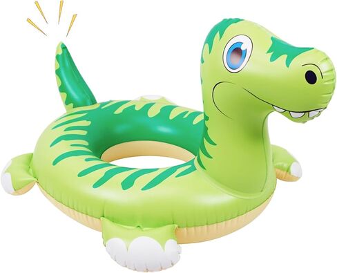 HOHQB Tyrannosaurus Inflatable Dinosaur Pool Float Kids 3-12, Pool Floatie for Toddler 3-5 Floating Pool Toys for Kids Ages 4-8 Girls Boys in Kuwait