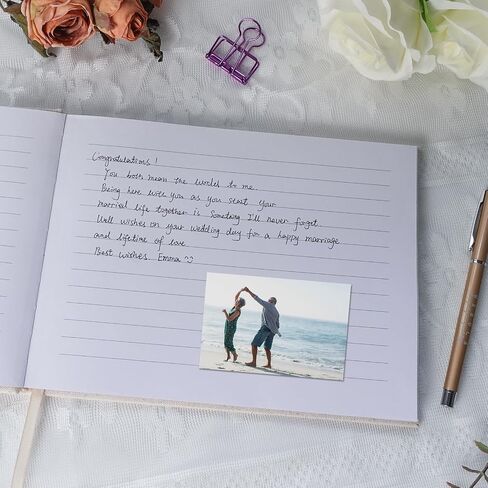 Happy Retirement Guest Book - Retirement Gift for Woman and Men - Congratulations Retirement Party Decorations for Colleague and Friend, Photo Retirement Book for Guest to Sign, Beige in Kuwait