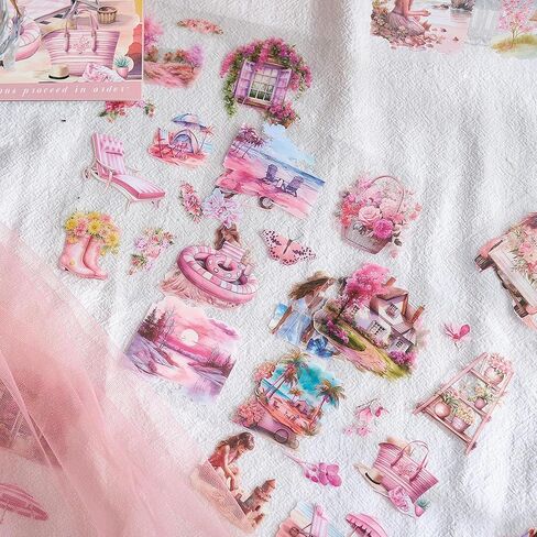 Snycler 80 Sheets ملصقات الحيوانات الأليفة - مجلة عتيقة ، لوازم القصاصات ، ملصقات DIY Craft للمجلات غير المرغوب فيها ، كتاب ملصقات الفلكي ، الموضوعات الموسمية (فصل الشتاء الصيفي الربيع) ، تصاميم مسبقة in Kuwait