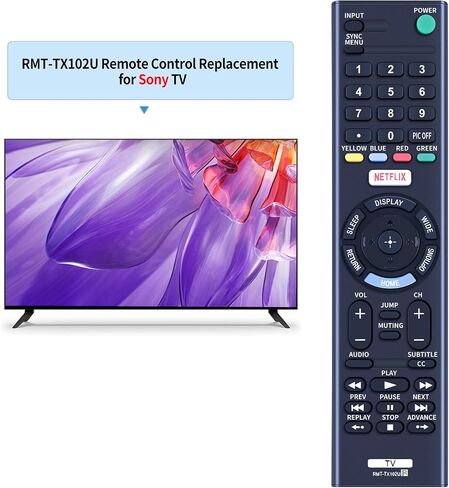 RMT-TX300U Replace Remote Applicable for Sony TV KD-55X720E KD-49X720E KD-43X720E KD-49X700E KD-43X700E KD-55X700E KD-60X690E KD-70X690E KD-65X730F KD-50X690E XBR-49X800E XBR-55X800E XBR-43X800E in Saudi Arabia