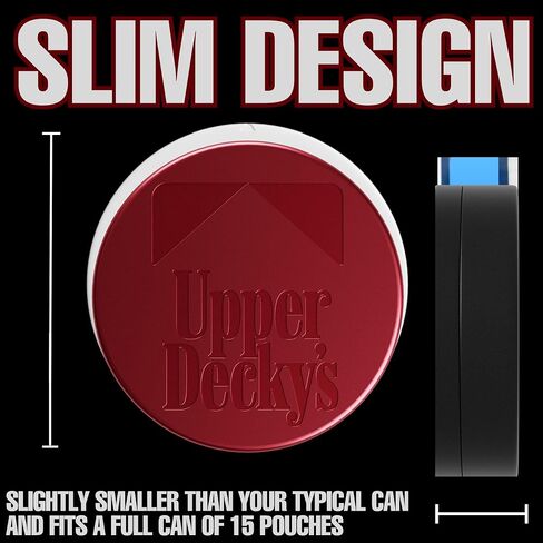 Magnetic Metal Can, Holder, Metal Container, Carved Tin with Magnetic Closure, Aluminum Container, Slim Pouch Can, Gift for Him (Gunmetal) in Saudi Arabia