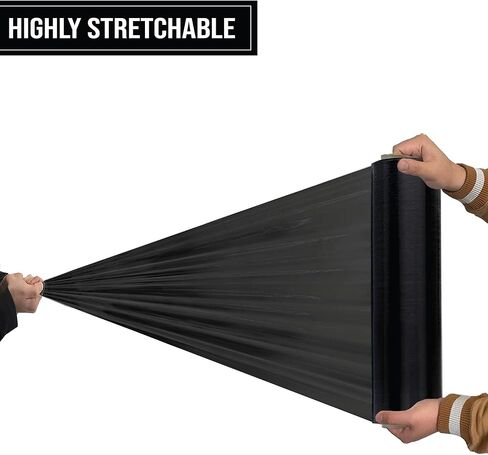 8NET 18" x 1,500', 80 Gauge Red Heavy Duty Color Stretch Wrap Plastic Film Rolls for Packaging Moving and Packing Pallet, 4 Rolls/Case in Kuwait