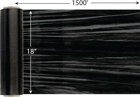 8NET 18" x 1,500', 80 Gauge Red Heavy Duty Color Stretch Wrap Plastic Film Rolls for Packaging Moving and Packing Pallet, 4 Rolls/Case in Kuwait