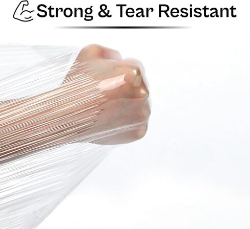 Machine Stretch Wrap, 1 Pack, 19.7" x 6000 Feet, 80 Gauge, Clear Plastic Cling Designed for Pallet Wrapping Machine Applicators in Saudi Arabia