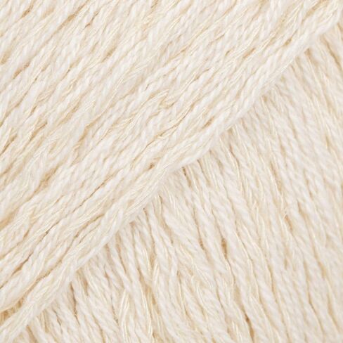 Knitting Yarn of Cotton, Viscose and Linen, Drops Belle, DK, Light Worsted Weight, 1.8 oz 131 Yards (23 Mint Cream) in Saudi Arabia