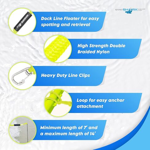 2 قطعة مشبك حلقة تسلق 5/16 بوصة (8 مم) يعمل بشكل رائع مع خطوط بنجي لرسو القوارب، مشبك أمان من الفولاذ المقاوم للصدأ 316 من الدرجة البحرية، خطاف زنبركي، قفل بإبزيم حبل in Kuwait