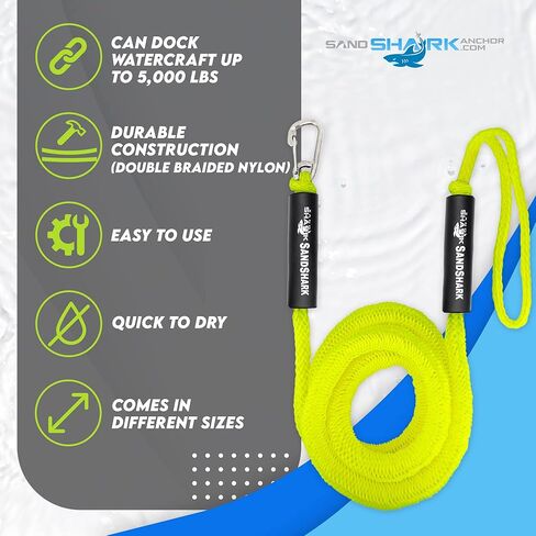 2 قطعة مشبك حلقة تسلق 5/16 بوصة (8 مم) يعمل بشكل رائع مع خطوط بنجي لرسو القوارب، مشبك أمان من الفولاذ المقاوم للصدأ 316 من الدرجة البحرية، خطاف زنبركي، قفل بإبزيم حبل in Kuwait