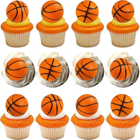 24 حزمة لكرة السلة كب كيك القبعات والاختيارات - لاعب كرة السلة اللامع والبطولة Dunk Design in Saudi Arabia