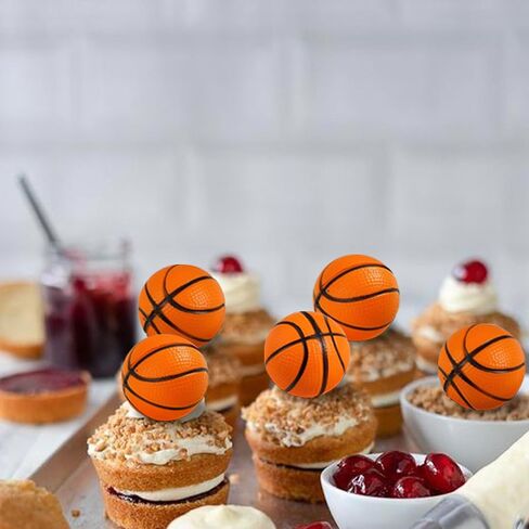 24 حزمة لكرة السلة كب كيك القبعات والاختيارات - لاعب كرة السلة اللامع والبطولة Dunk Design in Saudi Arabia