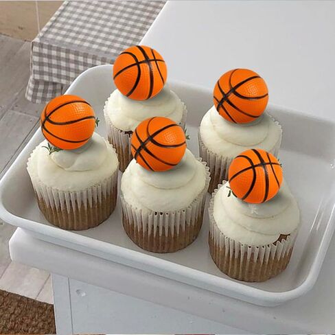 24 حزمة لكرة السلة كب كيك القبعات والاختيارات - لاعب كرة السلة اللامع والبطولة Dunk Design in Saudi Arabia