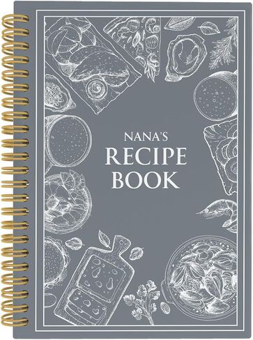 هدايا غير Nonnie ، Journal Notebook Journal ، كتاب الوصفات للكتابة في وصفاتك الخاصة ، كتاب طبخ Nonnie 5.5 "× 8.3" in Saudi Arabia