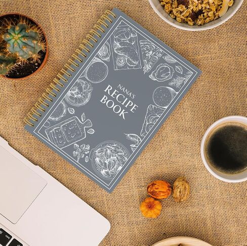 هدايا غير Nonnie ، Journal Notebook Journal ، كتاب الوصفات للكتابة في وصفاتك الخاصة ، كتاب طبخ Nonnie 5.5 "× 8.3" in Saudi Arabia