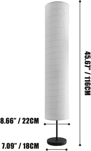 YY YEARCHY Floor Lamp Paper Lamp Standing Lamps with Rice Paper Shade for Bedroom Livingroom in Saudi Arabia