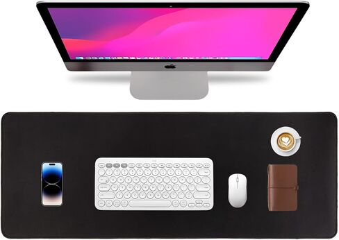 لوحة الماوس للألعاب للمكتب ألعاب Mousepad كبيرة مع قطعة قماش ذات نسج صغير فائق ، موسى موسى مع حواف مخيط ، قاعدة غير قابلة للانزلاق ، لوحة مفاتيح مقاومة للماء للمكتب والمنزل ، 31.5 × 12 بوصة ، أخضر in Kuwait