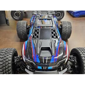 RC Truck Front Window Insert for Traxxas Mini XRT – Durable Vent Cover with Tape & Screw, Easy Install