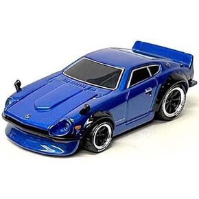 1972 Datsun 240Z Blue Metallic 1/64 Diecast Model Car by Muscle Machines 15568BL
