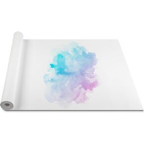 Feifeiya Watercolor Paper Roll 35" x 360", 140 Lb/300 GSM Art Cold Press Cotton Paper Texture White Blank Painting Roll for Watercolor Gouache Ink Acrylic and More