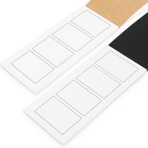 NUOBESTY Blank Comic Book Blank Storybook Sketchbook Small Sketch Comic Book Grid Notebook Thumbnail Template Pocket Movie Storyboards 2 Pcs