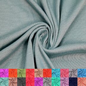 Stylish FABRIC 60" Wide 100% Rayon Jersey Knit Fabric by The Yard (130 GSM) – 2-Way Stretch, Anti-Wrinkle, Breathable, and Lightweight for Apparel, Dresses, Loungewear & DIY, Plum 2 Yards