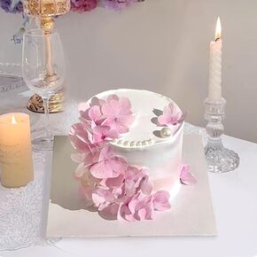 10PCS Flower Cupcake Toppers Artificial Flower Theme Cupcake Picks Spring Wedding Bridal Baby Shower Kids Boys Girls Birthday Party Cake Decoration Supplies pink2