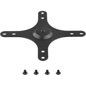 Portable Monitor Mounting Bracket Plate VESA 1/4 Inch Screw Hole to 100X100mm 75X75mm, M4 Screw Set Wall Mount Holder