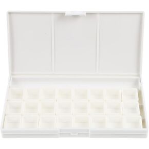 LIFKOME Box Color Mixing Tray Durable Pigment Box for Watercolor Painting Easy to Clean Art Tool for Home Outdoor Use